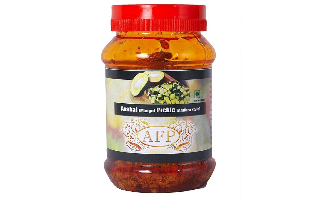 AFP Avakai (Mango) Pickle (Andhra Style)   Plastic Jar  200 grams